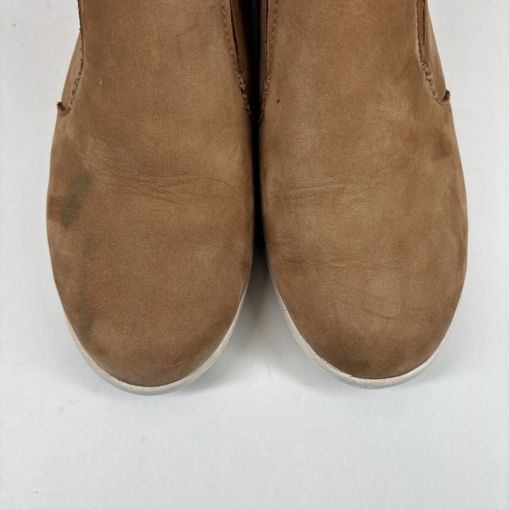 OluKai Women's Tan Suede Slip-On Winter Boots - Picture 2 of 16